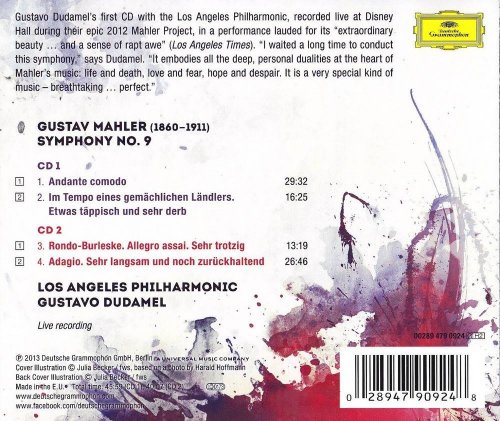 Gustavo Dudamel, Los Angeles Philharmonic - Mahler: Symphony No. 9 (2013) CD-Rip