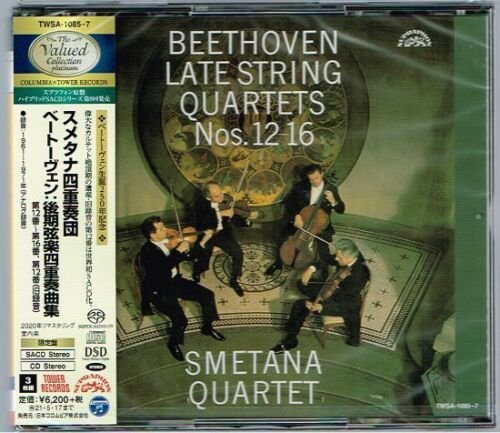 Smetana Quartet - Beethoven: Late String Quartets (1961-1971) [2020 3xSACD The Valued Collection Platinum]