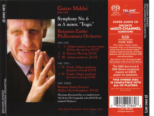 Benjamin Zander - Mahler: Symphony 6 in A minor "Tragic" (2002) [SACD]