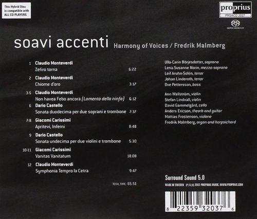 Fredrik Malmberg - Soavi Accenti: Harmony of Voices (2007) [SACD]