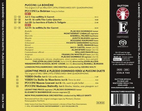 Georg Solti - La Boheme: Verdi & Puccini Duets (1974) [2019 2xSACD]