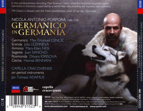 Capella Cracoviensis, Jan Tomasz Adamus – Porpora: Germanico in Germania (2018) CD-Rip