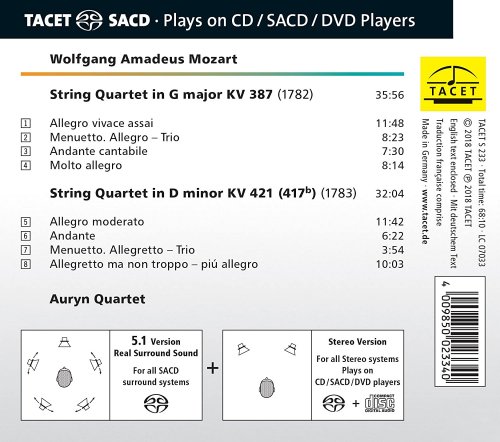 Auryn Quartett - Mozart: String Quartets 14 & 15 (2018) [DSD]