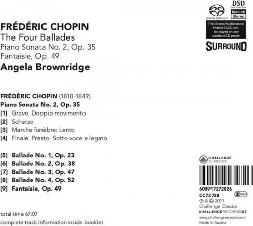 Angela Brownrdige - Chopin: The Four Ballades (2017) [SACD]