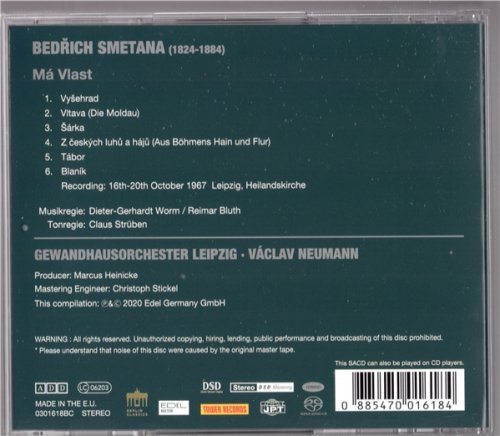 Vaclav Neumann - Smetana: Ma Vlast (1967) [2020 SACD]