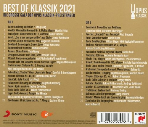 VA - Best of Klassik 2021 – Die große Gala der OPUS Klassik-Preisträger (2021)