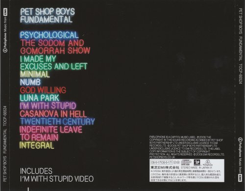 Pet Shop Boys - Fundamental (2006) [Japanese Edition]