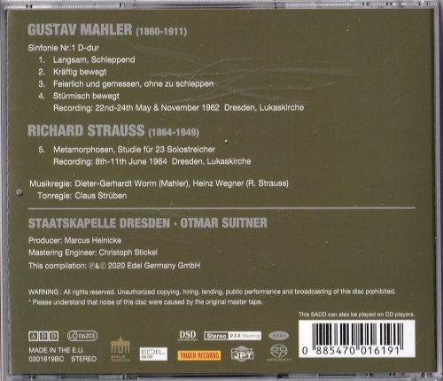 Otmar Suitner - Mahler: Symphony No. 1 / R.Strauss (1962, 1964) [2020 SACD]