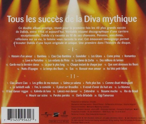 Dalida - 40 succès en or (Versions originales 1956-2001) (2001) CD-Rip