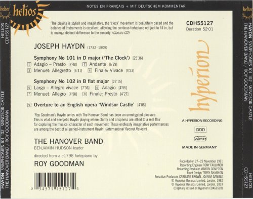 Roy Goodman - Haydn: Symphonies Nos. 101-102 (1991) [2003]