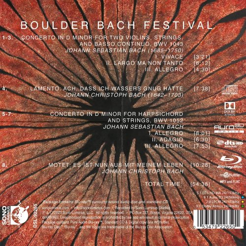 Zachary Carrettin, Yu-eun Kim, Brune Macary, Michael Lawrence Smith, Paul Miller - Boulder Bach Festival (2023) [Hi-Res]