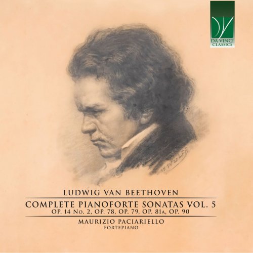 Maurizio Paciariello - Ludwig van Beethoven: Complete Pianoforte Sonatas, Vol. 5 (Op.14 No.2, Op.78, Op.79, Op.81A, Op.90) (2023)