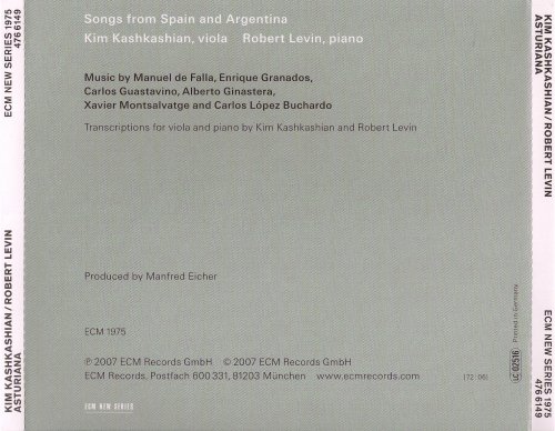 Kim Kashkashian, Robert Levin - Asturiana (2007) CD-Rip
