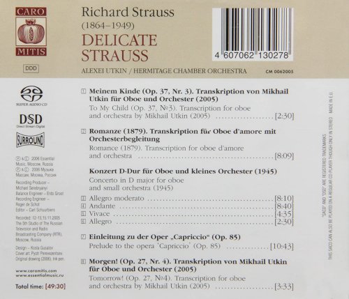 Alexei Utkin, Hermitage Chamber Orchestra - R.Strauss: Delicate Strauss (2006) [SACD]