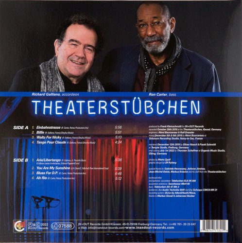 Ron Carter & Richard Galliano - An Evening With (Live at the Theaterstübchen, Kassel) (2022) LP