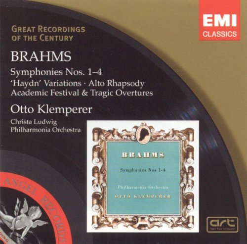 Otto Klemperer - Brahms: Symphonies Nos. 1-4 (2004) CD-Rip