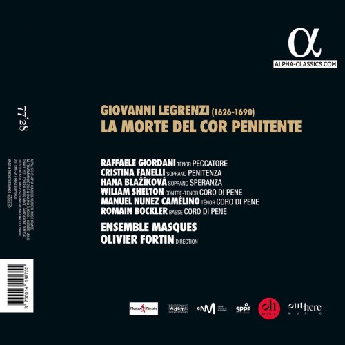 Ensemble Masques, Olivier Fortin - Legrenzi: La morte del cor penitente (2023) [Hi-Res]