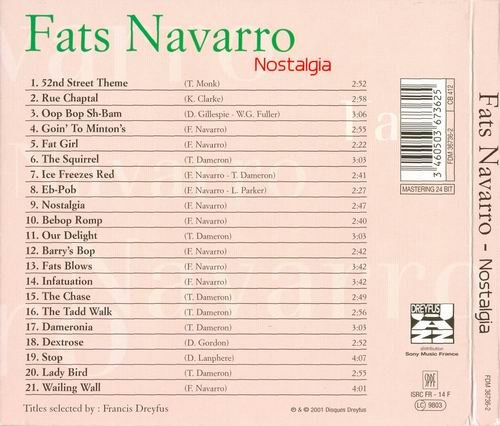 Fats Navarro - Nostalgia (2001)