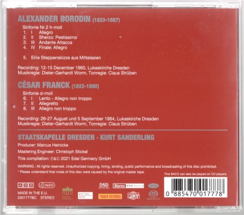 Kurt Sanderling - Borodin: Symphony No. 2 / Franck: Symphony (1960, 1964) [2021 SACD]