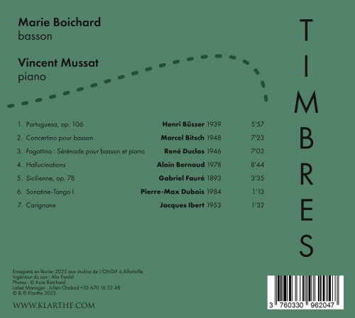 Marie Boichard - Timbres (2023) Hi-Res