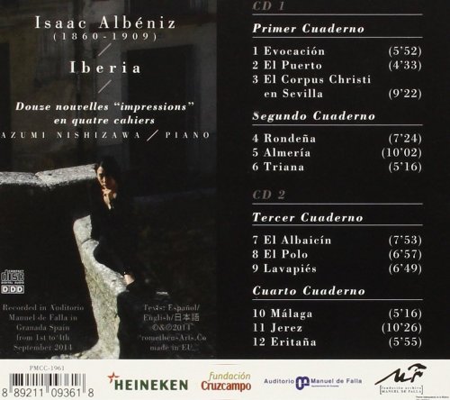 Azumi Nishizawa - Albéniz: Iberia (2023) [Hi-Res]