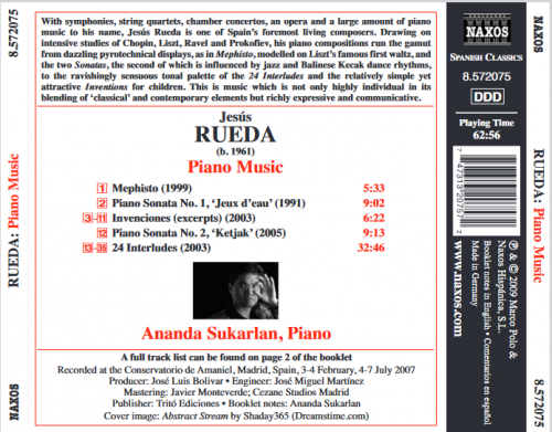 Ananda Sukarlan - Rueda: Piano Music (2007)