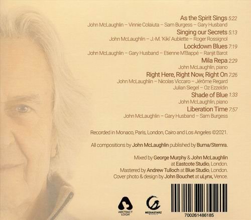 John McLaughlin - Liberation Time (2021) CD Rip