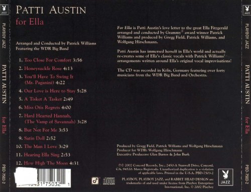 Patti Austin - For Ella (2002) CD-Rip