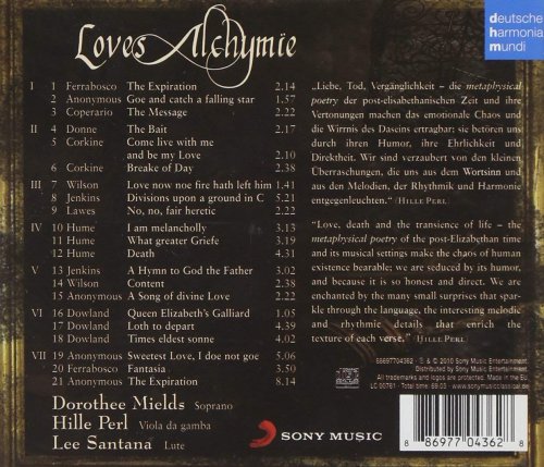 Dorothee Mields, Hille Perl, Lee Santana - Loves Alchymïe (2010) CD-Rip