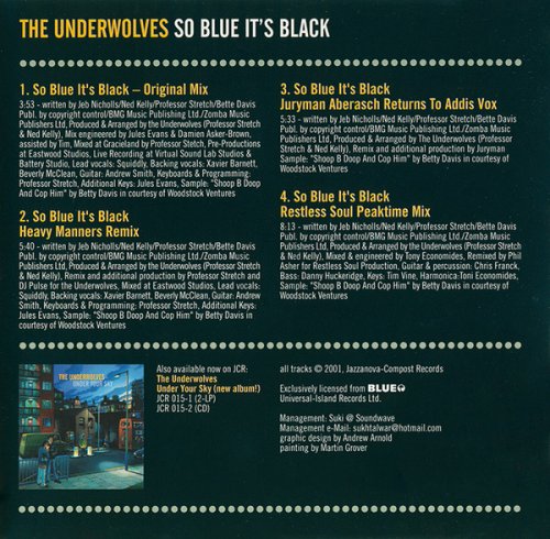 The Underwolves - So Blue It's Black [Maxi-Single] (2000) [CD-Rip]