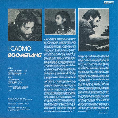 I Cadmo - Boomerang (2008) CD-Rip
