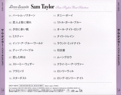 Sam Taylor - Sam Taylor Best Selection (2013)