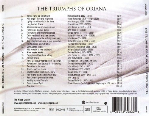 The King's Singers - The Triumphs of Oriana (2006) CD-Rip