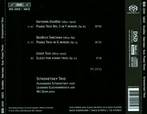 Sitkovetsky Trio - Dvořák, Smetana, Suk: Piano Trios (2014) CD-Rip