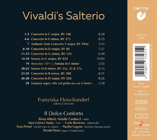 Il Dolce Conforto, Franziska Fleischanderl - Vivaldi's Salterio (2023) [Hi-Res]