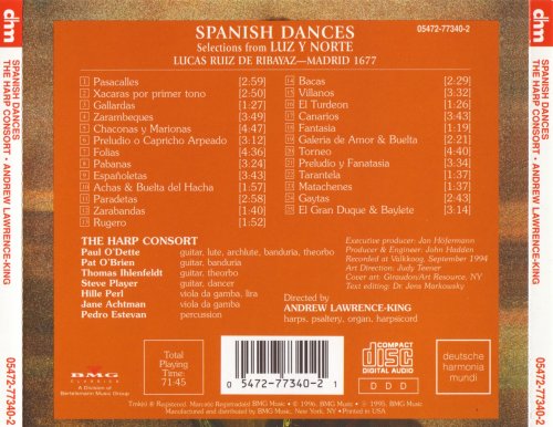 Andrew Lawrence-King, The Harp Consort - Ruiz de Ribayaz: Spanish Dances (1996) CD-Rip