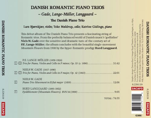 The Danish Piano Trio - Danish Romantic Piano Trios (2015)