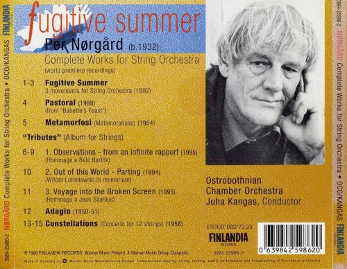 Ostrobothnian Chamber Orchestra, Juha Kangas - Per Nørgård: Complete Works for String Orchestra (1999) CD-Rip