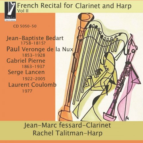 Jean-Marc Fessard - French Recital for Clarinet and Harp, Vol II (2023)