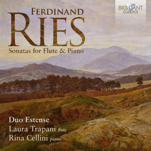Laura Trapani, Rina Cellini, Duo Estense - Ries: Sonatas for Flute & Piano (2022) [Hi-Res]