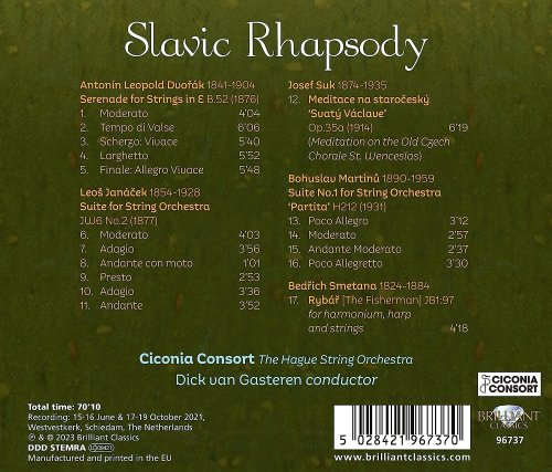 Ciconia Consort - Slavic Rhapsody (2023) Hi-Res