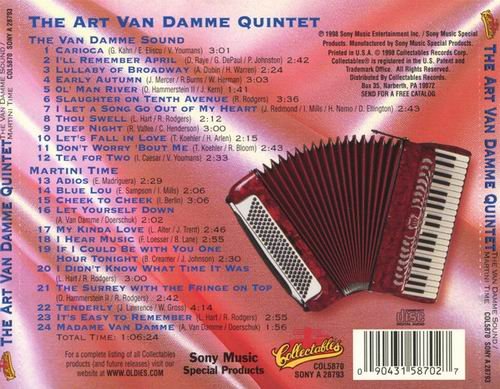 The Art Van Damme Quintet - The Art Van Damme Sound/Martini Time (1998)