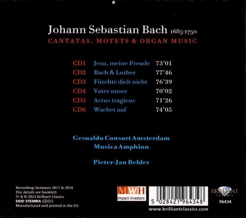 Gesualdo Consort Amsterdam - J.S. Bach: Cantatas, Motets & Organ Music (2022)