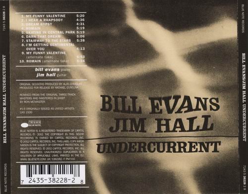 Bill Evans & Jim Hall - Undercurrent (1962) CD Rip