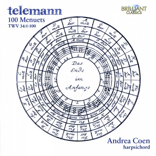 Andrea Coen - Telemann: 100 Menuets TWV 34:1-100 (2021) [Hi-Res]