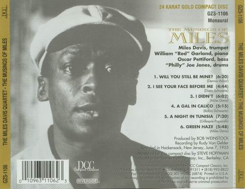 Miles Davis - The Musings of Miles (1955) 320 kbps+CD Rip
