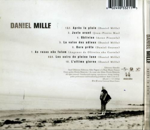 Daniel Mille - Apres La Pluie (2005) 320 kbps+CD Rip