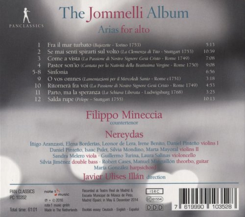 Filippo Mineccia - The Jommelli Album (2016) CD-Rip