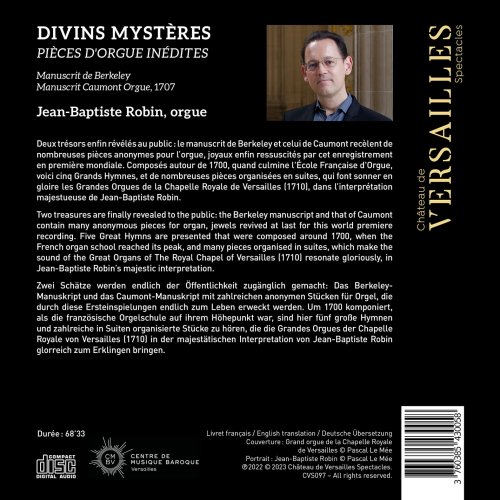 Jean-Baptiste Robin - Divins Mystères (2023) [Hi-Res]