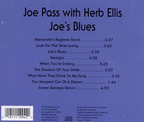 Joe Pass With Herb Ellis - Joe's Blues (1998)